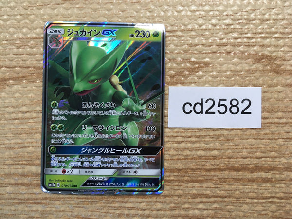 CD2582 Sceptile GX RR SM12a 010/173 Pokemon Card TCG Japan