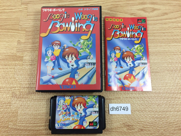 DH6749 Boogie Woogie Bowling BOXED Mega Drive Genesis Japan