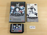DG2793 Kidou Keisatsu Patlabor 98Shiki Kidou Seyo BOXED Mega Drive Genesis Japan
