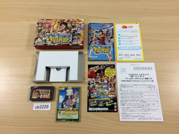 UB2228 One Piece Dragon Dream BOXED GameBoy Advance Japan