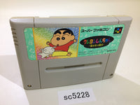 SC5228 Crayon Shinchan Arashi wo Yobu Enji SNES Super Famicom Japan