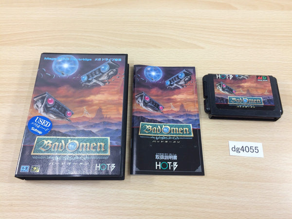 DG4055 Bad Omen BOXED Mega Drive Genesis Japan