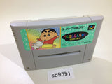Crayon Shinchan Arashi wo Yobu Enji SNES Super Famicom Japan - SB9591