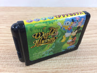 DI3942 World of Illusion I Love Mickey & Donald BOXED Mega Drive Genesis Japan