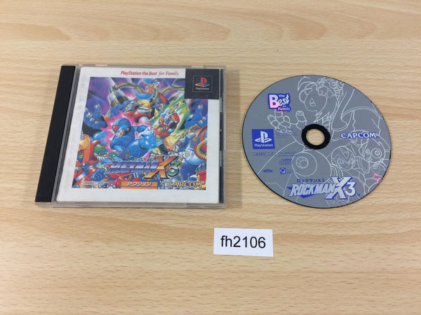 fh2106 Rockman Megaman X3 Playstation The Best PS1 Japan