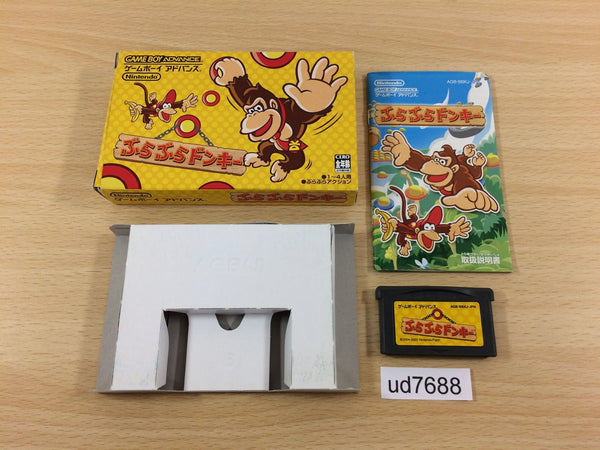 UD7688 DK King of Swing Burabura Donkey Kong BOXED GameBoy Advance Japan