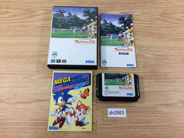 DH2863 Waialae no Kiseki BOXED Mega Drive Genesis Japan