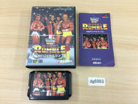 dg6983 WWF Royal Rumble BOXED Mega Drive Genesis Japan