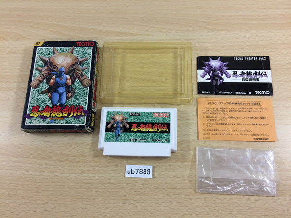ub7883 Ninja Gaiden Ryukenden BOXED NES Famicom Japan