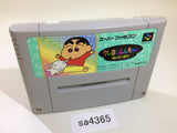 Crayon Shinchan Arashi wo Yobu Enji SNES Super Famicom Japan - SA4365