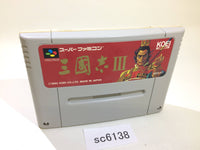 SC6138 Sangokushi III SNES Super Famicom Japan