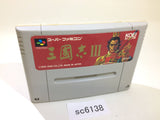 SC6138 Sangokushi III SNES Super Famicom Japan