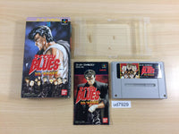 ud7929 Rokudenashi Blues Taiketsu! Tokyo Shitennou BOXED SNES SuperFamicom Japan