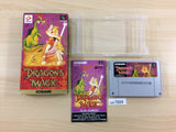 Dragon's Magic Lair BOXED SNES Super Famicom Japan - UC7889