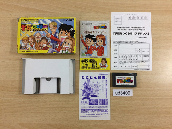 UD3409 Gakkou wo Tsukurou!! Advance BOXED GameBoy Advance Japan