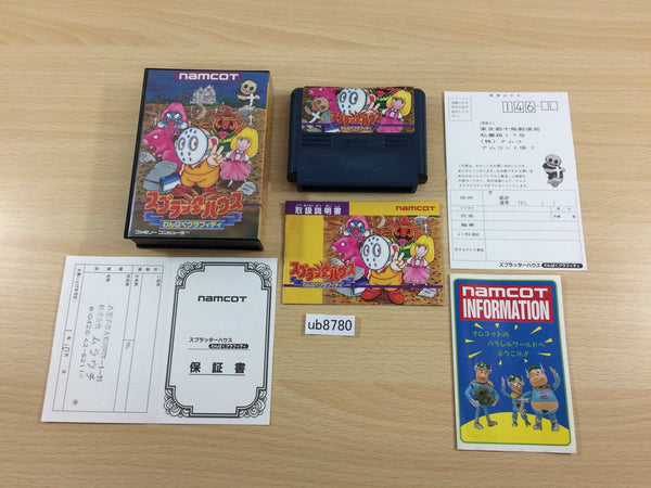ub8780 Splatter House BOXED NES Famicom Japan