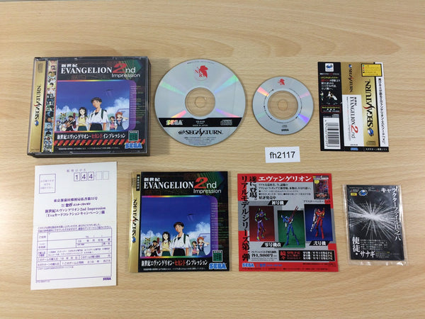 fh2117 Neon Genesis Evangelion 2nd Impression Sega Saturn Japan
