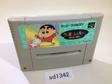 Crayon Shinchan Arashi wo Yobu Enji SNES Super Famicom Japan - SD1342