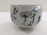 OB2880 Yunomi Tea Cup Set Kutani Ware Ceramics Tableware Japan