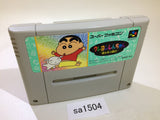 Crayon Shinchan Arashi wo Yobu Enji SNES Super Famicom Japan - SA1504