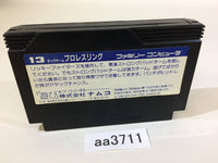 aa3711 Tag Team Pro Wrestling NES Famicom Japan