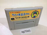 Chibi Marukochan Harikiri 365 Nichi no Maki SNES Super Famicom Japan - SG7043