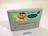 sg8052 Crayon Shinchan Arashi wo Yobu Enji SNES Super Famicom Japan
