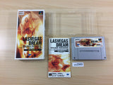 UC2969 Las Vegas Dream In Golden Paradise BOXED SNES Super Famicom Japan
