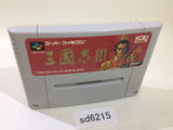 Sangokushi III SNES Super Famicom Japan - SD6215