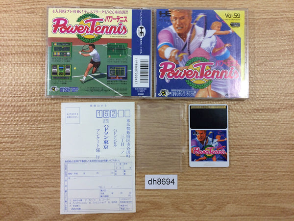 DH8694 Power Tennis BOXED PC Engine Japan