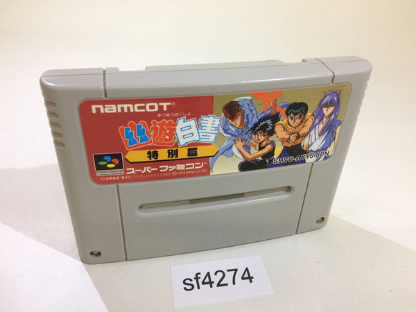 sf4274 Yu Yu Hakusho Tokubetsu Hen SNES Super Famicom Japan