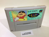 Crayon Shinchan Arashi wo Yobu Enji SNES Super Famicom Japan - SD3296