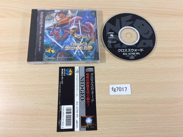 FG7017 Crossed Swords NEO GEO CD Japan