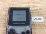 kf6705 GameBoy Color Clear Purple Game Boy Console Japan