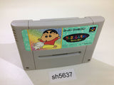 Crayon Shinchan Arashi wo Yobu Enji SNES Super Famicom Japan - SH5637