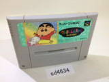 Crayon Shinchan Arashi wo Yobu Enji SNES Super Famicom Japan - SD4634