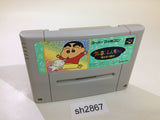 Crayon Shinchan Arashi wo Yobu Enji SNES Super Famicom Japan - SH2867