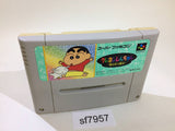 Crayon Shinchan Arashi wo Yobu Enji SNES Super Famicom Japan - SF7957