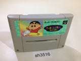 Crayon Shinchan Arashi wo Yobu Enji SNES Super Famicom Japan - SH3516