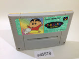 Crayon Shinchan Arashi wo Yobu Enji SNES Super Famicom Japan - SD5578