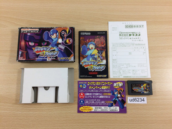 UD6234 Rockman & Forte Megaman & Bass BOXED GameBoy Advance Japan