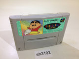 Crayon Shinchan Arashi wo Yobu Enji SNES Super Famicom Japan - SH3192