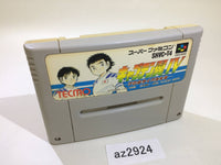 az2924 Captain Tsubasa IV 4 Pro no Rivaltachi SNES Super Famicom Japan