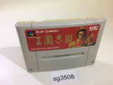 Sangokushi III SNES Super Famicom Japan - SG3508
