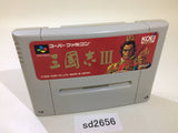 Sangokushi III SNES Super Famicom Japan - SD2656