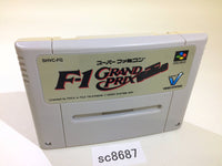 SC8687 F1 Grand Prix Racing SNES Super Famicom Japan