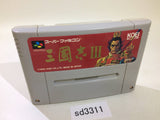 Sangokushi III SNES Super Famicom Japan - SD3311