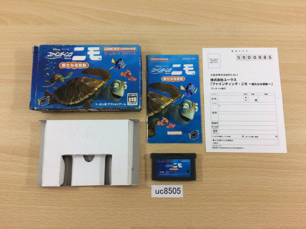 UC8505 Finding Nemo New Adventure BOXED GameBoy Advance Japan
