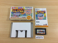 UD3273 TETRIS ADVANCE BOXED GameBoy Advance Japan