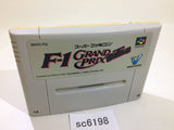 SC6198 F1 Grand Prix Racing SNES Super Famicom Japan